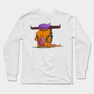 Kid Monster's First day of School Long Sleeve T-Shirt